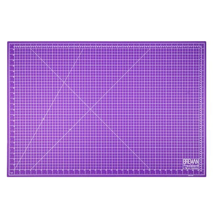Breman Precision 24x36 Large Self Healing Cutting Mat Purple/Gray for Craft - color: Purple/Gray, size: 24x36