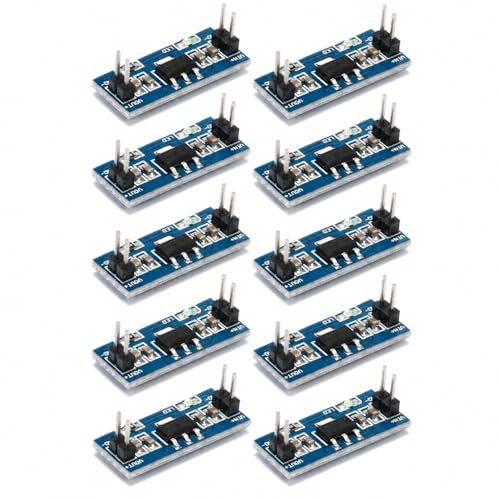 10pcs AMS1117 1.5V Power Supply Module, LDO Linear Voltage Regulator Board for Breadboard, Sensors, MCU and DIY Electronics - color: AMS1117-1.5V