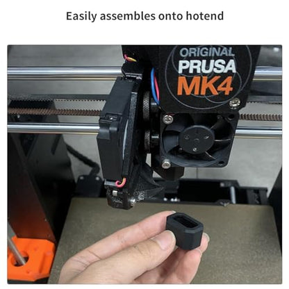 MK4 Heating Block Kit,3D Printer Xirbbo Hotend 24V 40W Heating Cartridge, Heating Block and Silicone Sleeve Accessories for Prusa i3 MK4 3D Printer Thermistors Heater Element with Silicone Socks 2pcs