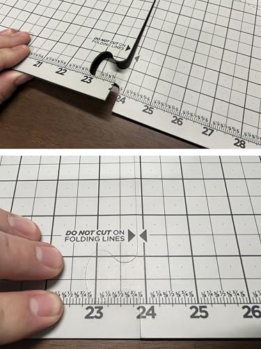 Cutterpillar Flip & Fold | Self-Healing Cutting Mat | 9" x 12" to 24" x 36" - size: Flip and Fold 36