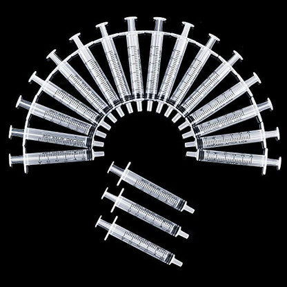 Frienda 20 Packs Syringes Without Needles,3 Ml - size: 3 ml