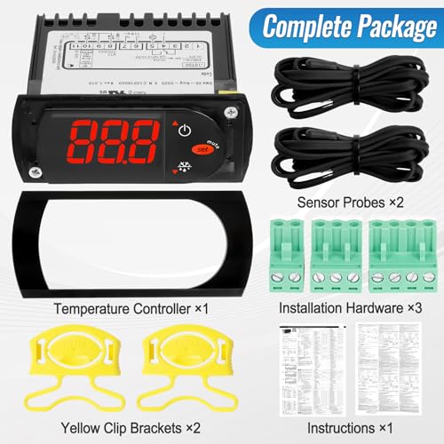Digital Temperature Controller with Sensor Probe,OE: PJEZS0H100