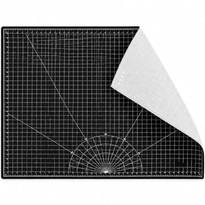 Pangda 1 Pcs 36 x 48 in Large Self Healing Cutting Mat for Sewing, Black - color: Black, size: 48"L x 36"W