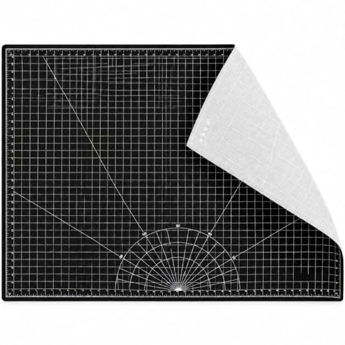 Pangda 1 Pcs 36 x 48 in Large Self Healing Cutting Mat for Sewing, Black - color: Black, size: 48"L x 36"W