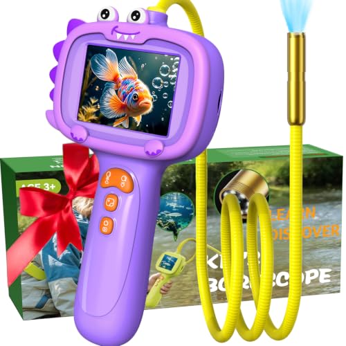 Kids Borescope Camera, STEM Outdoor Exploration Toy for Age 3+ Years Old - color: Purple