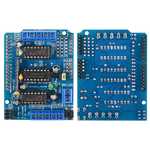 Robot Motor Kit DC Motor 3-6V Gear TT Motor with Tire Wheel + L293D Motor Drive Controller Motor Control Expansion Board for Arduino Smart Car