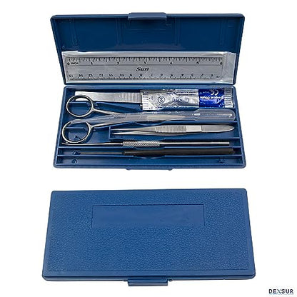 Dissection Kit for Biology Lab & Anatomy - Stainless Steel Scalpel Knife Set for Medical & Veterinary Students, KIT1023-7 Pcs - style: KIT1023 - 7 Pcs