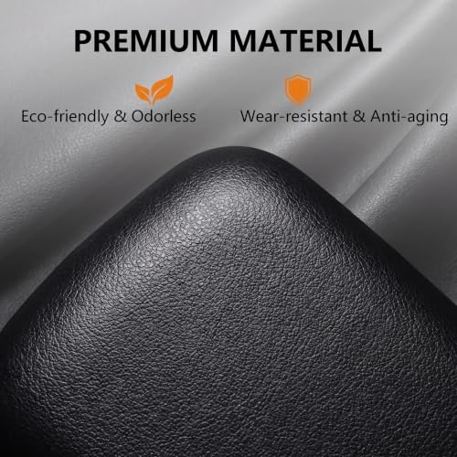 2 PCS Car Elbow Pad Arm Rest, 6.89" x 2.95" Polyurethane Soft Car Knee Cushion, Multi-functional Ergonomic Door Armrest Pad, Universal for Most Vehicles (Black)