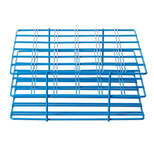 SP Bel‑Art Poxygrid Centrifuge Tube Rack for 50 mL Conical Tubes, 36‑Place Laboratory Storage Rack, Chemical‑Resistant Epoxy‑Coated Steel, Blue (F18794‑0002) - style: 36 Place Rack