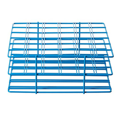 SP Bel‑Art Poxygrid Centrifuge Tube Rack for 50 mL Conical Tubes, 36‑Place Laboratory Storage Rack, Chemical‑Resistant Epoxy‑Coated Steel, Blue (F18794‑0002) - style: 36 Place Rack