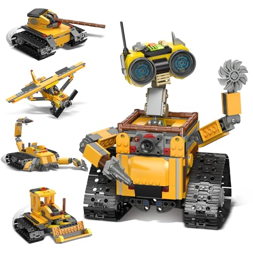HiWEEGO Robot Building Sets for Kids 748 PCS with Interchangeable Arms