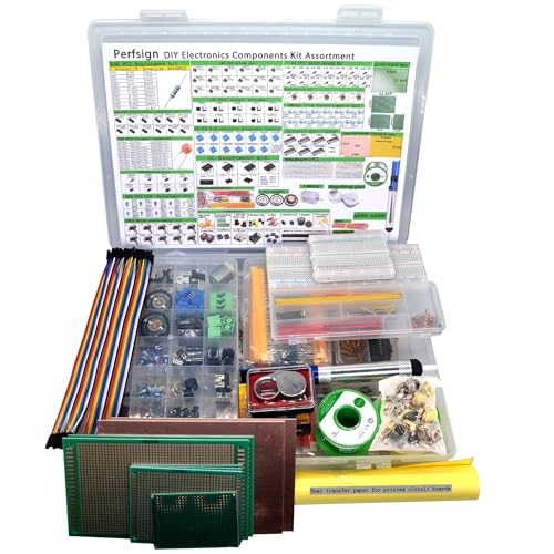 2300PCS XXXXL Complete Set DIY Electronics Component Assortment Box Kit,IC，PCB,Breadboard,Jumper,Magnifying Glass,Resistors,LED,Triode,Potentiometer,Speakers