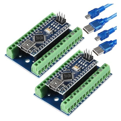 2-Pack Nano V3.0 Board with IO Expansion Shield