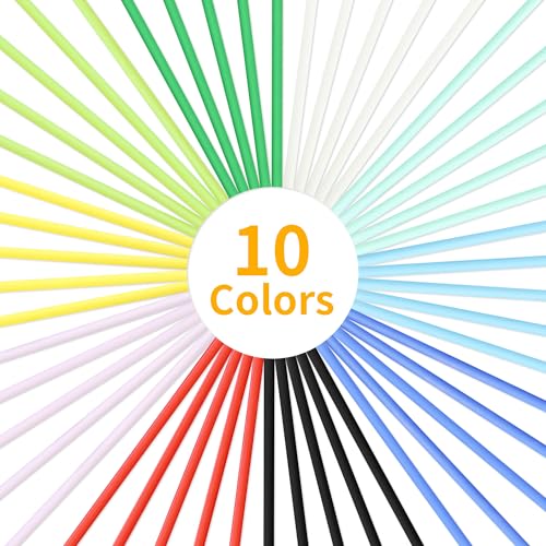 3D Pen PCL Filament Refill, Only Fit for 3Doodler Start 3D Pen, PCL Filament Refill Pack by DO3D (10 Colors) - color: Pcl 10 Colors
