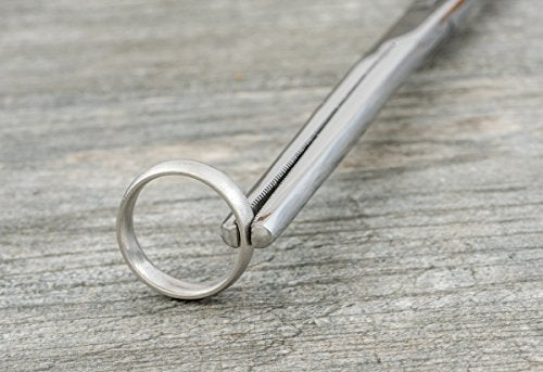SE 12-Inch Stainless Steel Straight Forceps - Self-Locking, Serrated Tip for Precision Grip and Clamping - Perfect for Crafting, Fishing Tasks, Jewelry Making, and More! -612FS - size: 12", style: Straight