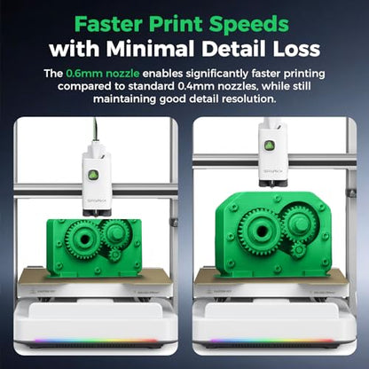 Creality Official SPARKX i7 Hotend 0.6mm Nozzle Kit, High-Speed Large-Flow Quick-Swap Hotend Assembly, Original 3D Printer Hotend for SPARKX i7 Combo 3D Printer - style: Sparkx i7-0.6