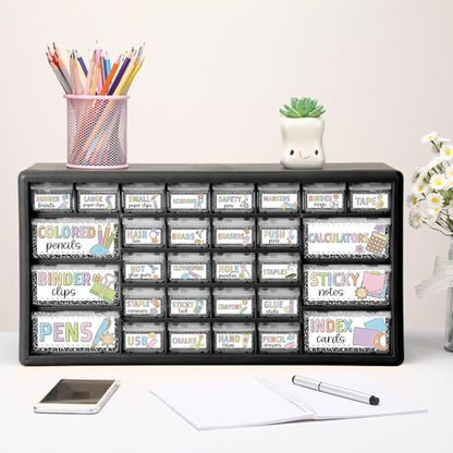 Frienda 84 Pcs 4 Sheet Classroom Toolbox Labels for Teacher,Composition - style: Composition