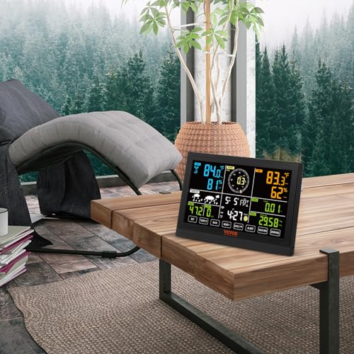 VEVOR YT60234 WiFi Weather Station 7-in-1 Weather Stations Indoor Outdoor - style: 7-in-1 WiFi Weather Station