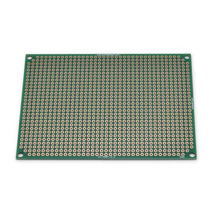 Double Sided ENIG Perf Board, PCB Board, Electronic Circuit Board for DIY Prototype Circuit, FR4, Plated Through Hole Solder Prototype Board, ST-PERF (3" x 4") - style: 3" x 4"