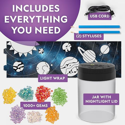 National Geographic Solar System Diamond Painting Space Night Light Kit