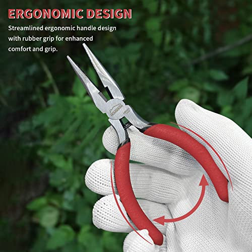 Needle Nose Pliers, 5 Inch, 10 Pack, Jewelry Making Tools - color: 10 Pcs