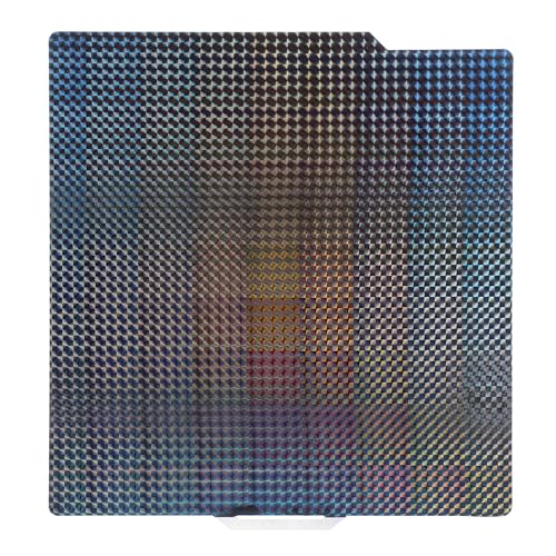 MECCANIXITY H1H Build Plate 257x257mm, H1H Colorful and H1H Beam Sheet Spring Steel Build Plate for Bambu Lab P1P/P1S /X1/X1C/A1 3D Printer - size: 257x257mm, style: H1H Colorful and H1H Beam