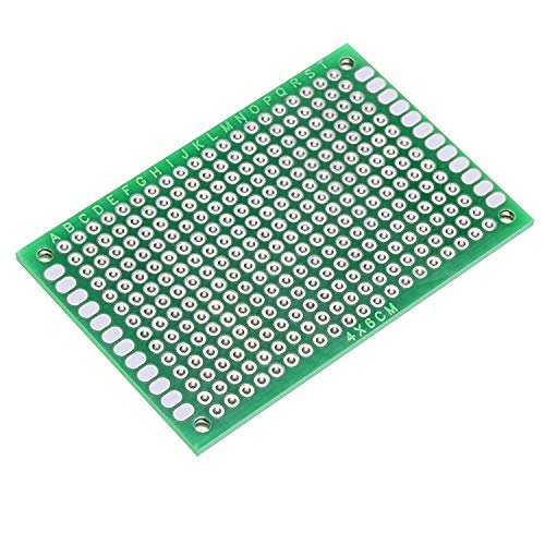 (Pack of 4) PCB Prototype Board, Double Sided PCB Proto Board for DIY Solder Breadboard, 4cm X 6cm(1.574" X 2.362") Universal Printed Circuit Board - size: 4x6-4PC