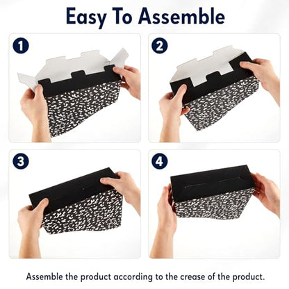 20 Pack Composition Book Bins for Classroom Cardboard Magazine File Holders - style: Composition