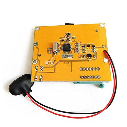 HiLetgo LCR-T4 Multifunctional Resistor Capacitor Diode SCR Inductor Triode MOSFET Tube Meter Tester Component Tester kit 9V with 128 * 64 Green Backlight LCD Display