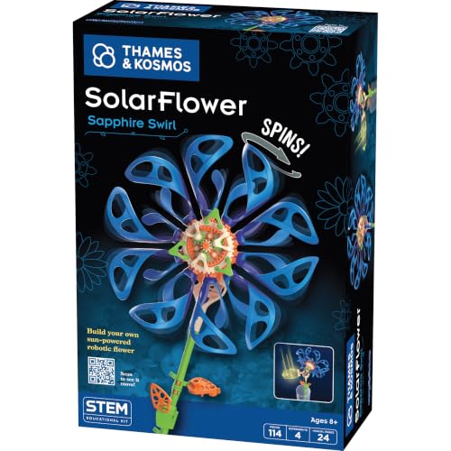 T&K SolarFlower: Sapphire Swirl | Sustainable Energy Set - color: Sapphire Blue