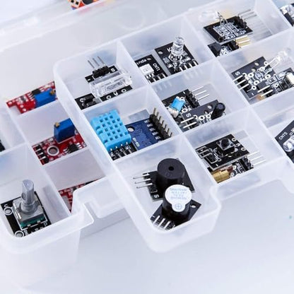ELEGOO 37-in-1 Sensor Kit and 3PCS ESP-32 Boards, for Sensors, Smart Devices, Robotics, STEM Learning and DIY Electronics