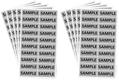 Sample Inventory Stickers Labels,1.5x0.5 Inches Self Adhesive Cosmetic Tester Stickers,600 Pcs Per Pack (Pack of 2) - size: 1.5x0.5 Inch (Pack of 2)