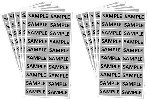 Sample Inventory Stickers Labels,1.5x0.5 Inches Self Adhesive Cosmetic Tester Stickers,600 Pcs Per Pack (Pack of 2) - size: 1.5x0.5 Inch (Pack of 2)