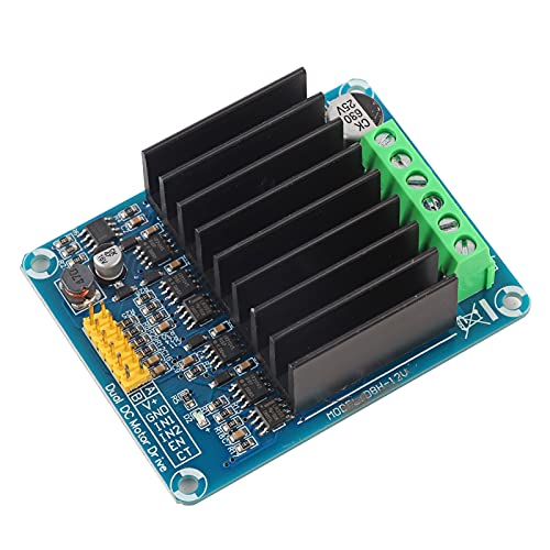 Dual Channel H Bridge Motor Driver Board 5V to 12V 0 to 30A DC Motor Controller for Robot Smart Car Stepper Motor Speed Regulator Module