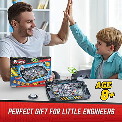 Playz Electronic Circuit Board Kit with Playz Advanced Electronic Circuit Board STEM Kits for Kids