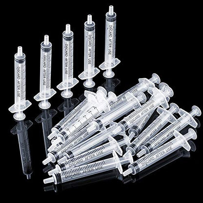 Frienda 20 Packs Syringes Without Needles,3 Ml - size: 3 ml