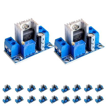 20-Pack LM317 DC-DC Linear Regulator Module, Adjustable