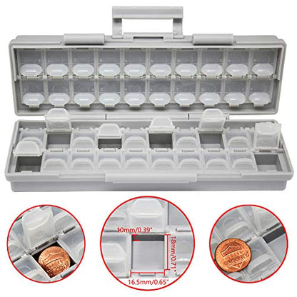 4 units AideTek BOX-ALL 40 Individual Compartments Organizer The Flexible Solution for Mixed Small Parts - style: 4BOXALL40