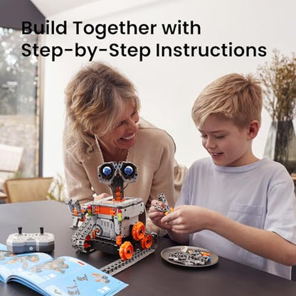 Sillbird Robot Building Kit with Remote Control STEM Gifts for Boys 8-13 - color: 3-orange