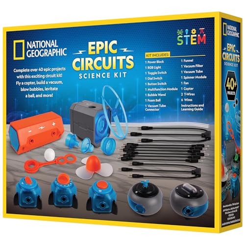 National Geographic Circuit Maker Electronics Kit with 40+ STEM Projects - style: 40+ Projects