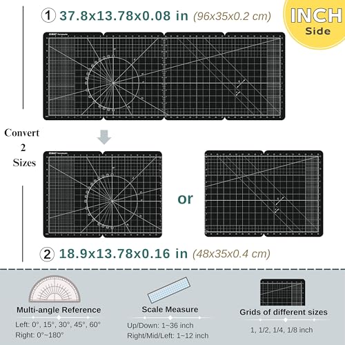 iMAT Flip Cutting Mat M Type Ash Grey - color: Ash Grey