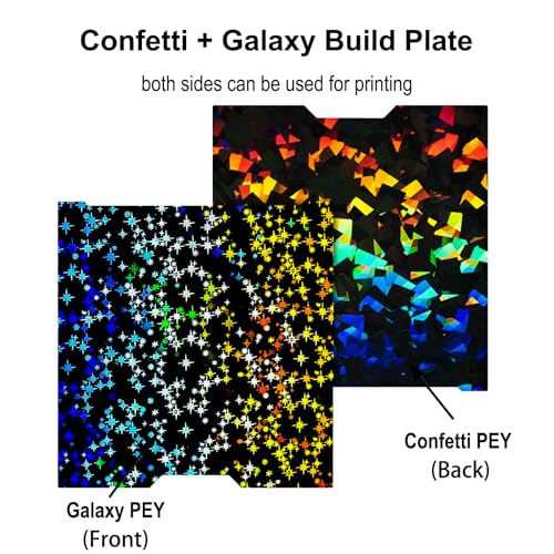 355x346mm PEF + PEY Build Plate for Bambu Lab H2D/H2S - size: 355x346mm