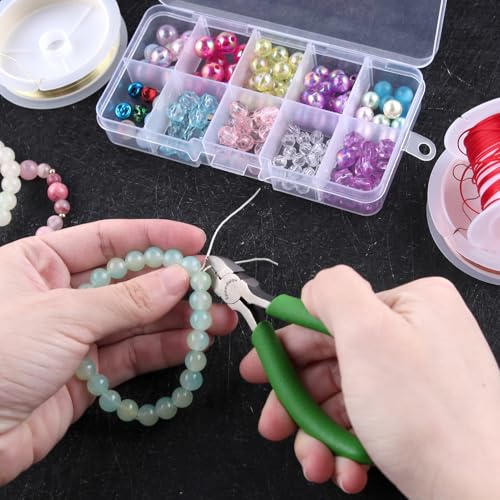 SPEEDWOX 4-Inch Mini Diagonal Cutting Pliers with Wire Stripping Holes Mini Diagonal Pliers for Jewelry Making Jewelry Plier Wire Cutters Small Side Cutter Hand Tools Micro Plier for Crafting - style: Diagonal Pliers with Stripping Hole