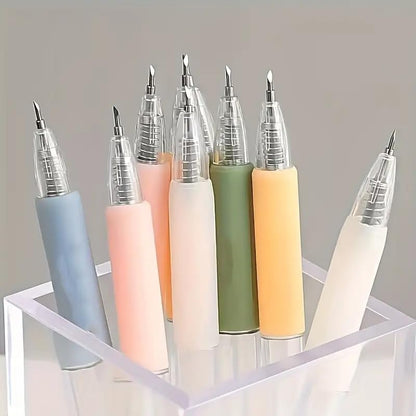 6PCS Pen Style Craft Knife Set – Precision Paper Cutter Hobby Knife for Scrapbooking DIY Crafts Scrapbook Cutting Tool (6PCS Random Color) - color: 6pcs Random Color