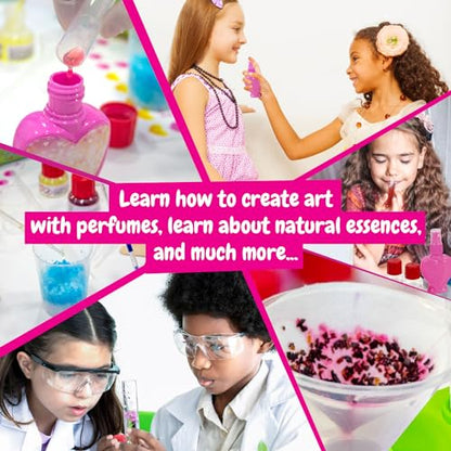 Science4you Perfume Making Kit for Girls and Boys - Make Your Own Perfumes for Kids, Scientific Kit + Creative Experiments and Activities, Stem Toys and Games, Gifts for 8+ Year olds Kids