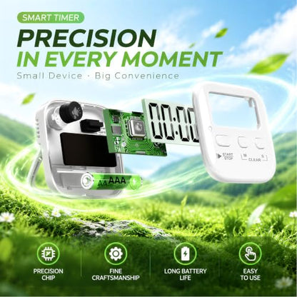 Antonki 2 Pack Digital Timer for Kids Classroom Kitchen Timers for Cooking - color: Pure White ( 2 Pcs )