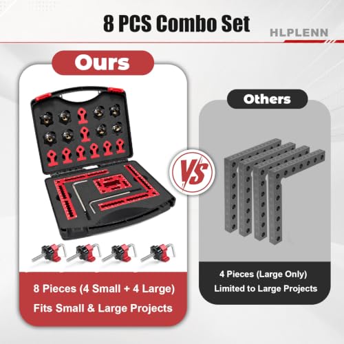 8pcs Corner Clamp Set for Woodworking