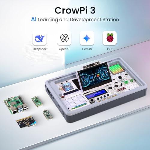 ELECROW CrowPi 3 AI Learning and Development Station for Raspberry Pi 5