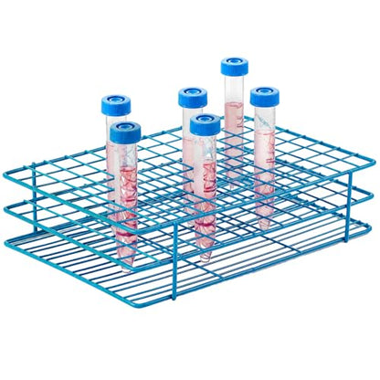 Test Tube Holder Rack, 96-Place Stainless Steel Wire, 13-20 mm