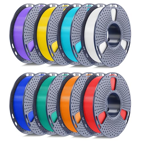 SUNLU PLA Filament 1.75mm, 250g Spool Bundle, 3D Printer Filament - color: Pla Bundle-250gx8-2230026